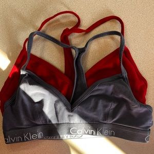 Calvin Klein Racerback Bralettes (2)